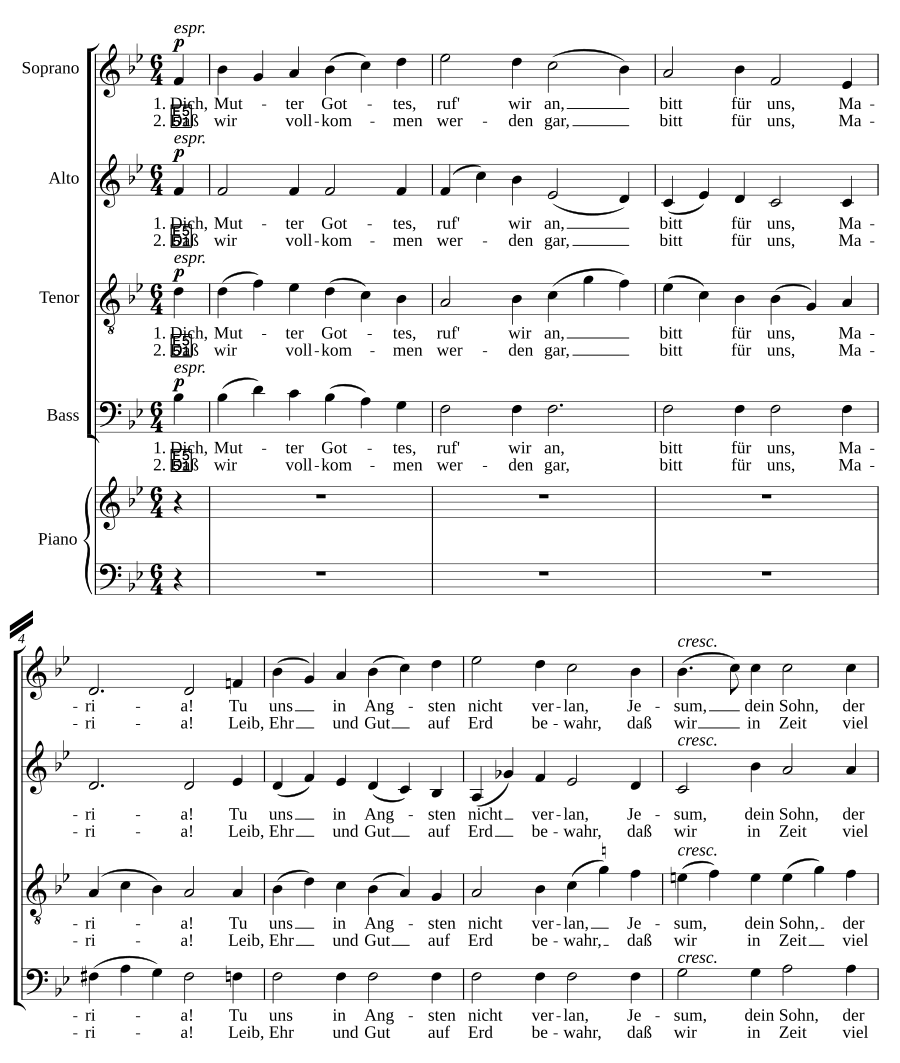 Ruf zur Maria, Op. 22, No. 5