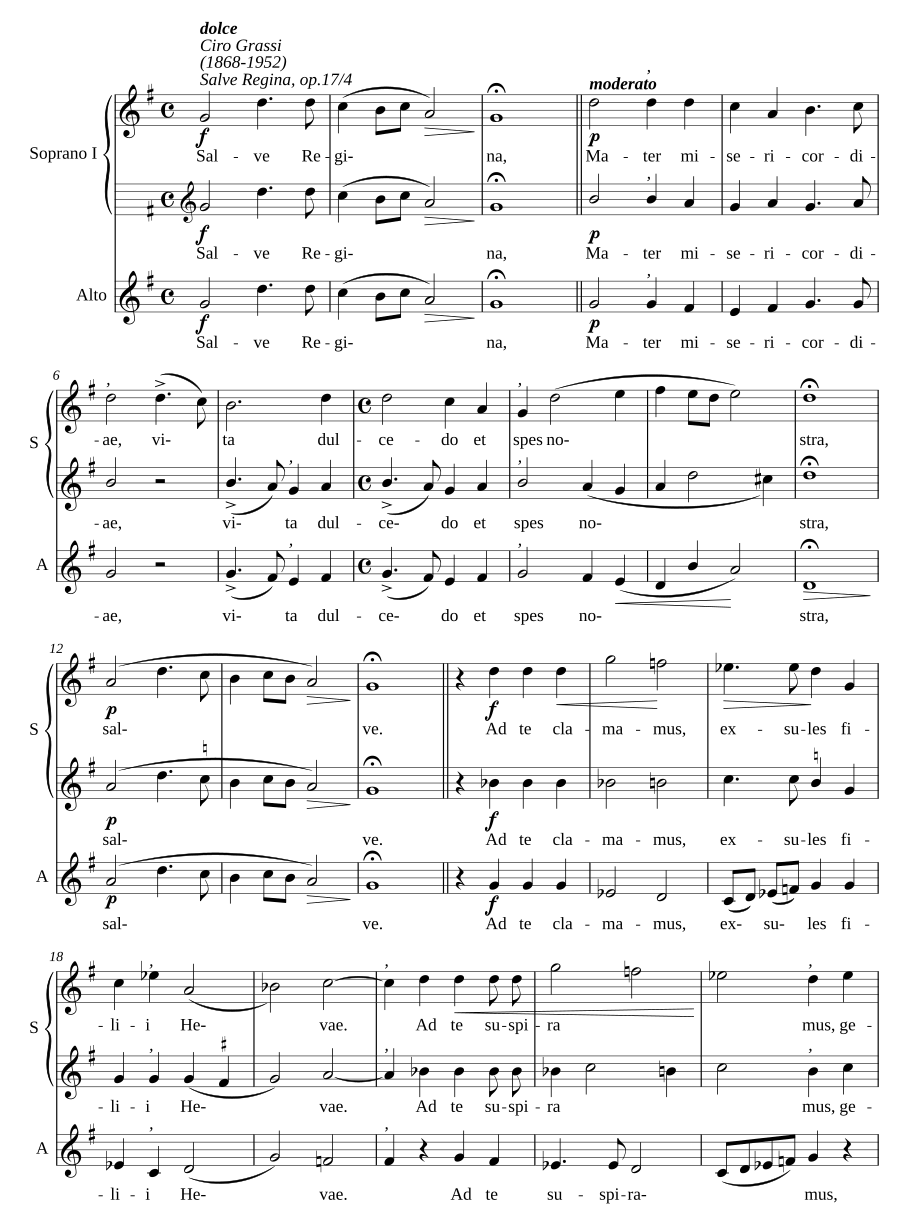 Salve Regina, op. 17/4