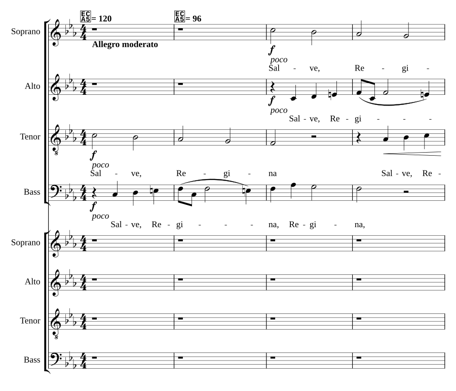Salve Regina a 8