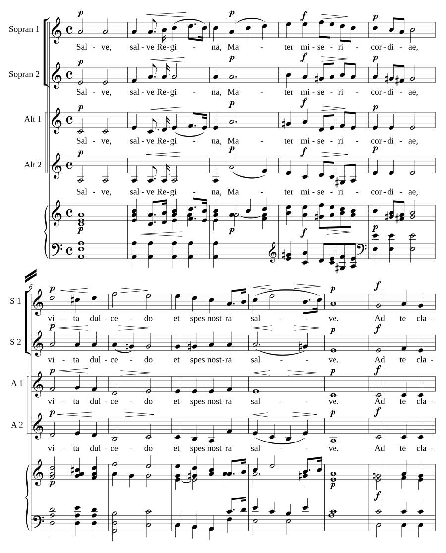 Salve Regina für SSAA