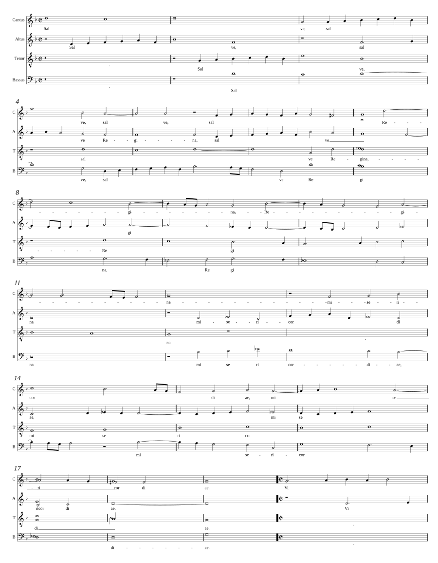 Salve Regina misericordiae (1573)