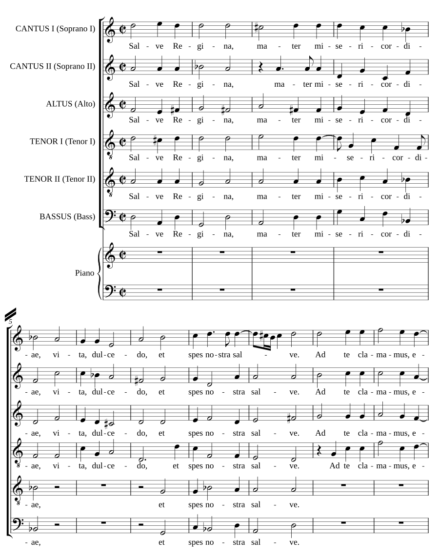 Salve Regina misericordiae (1586)