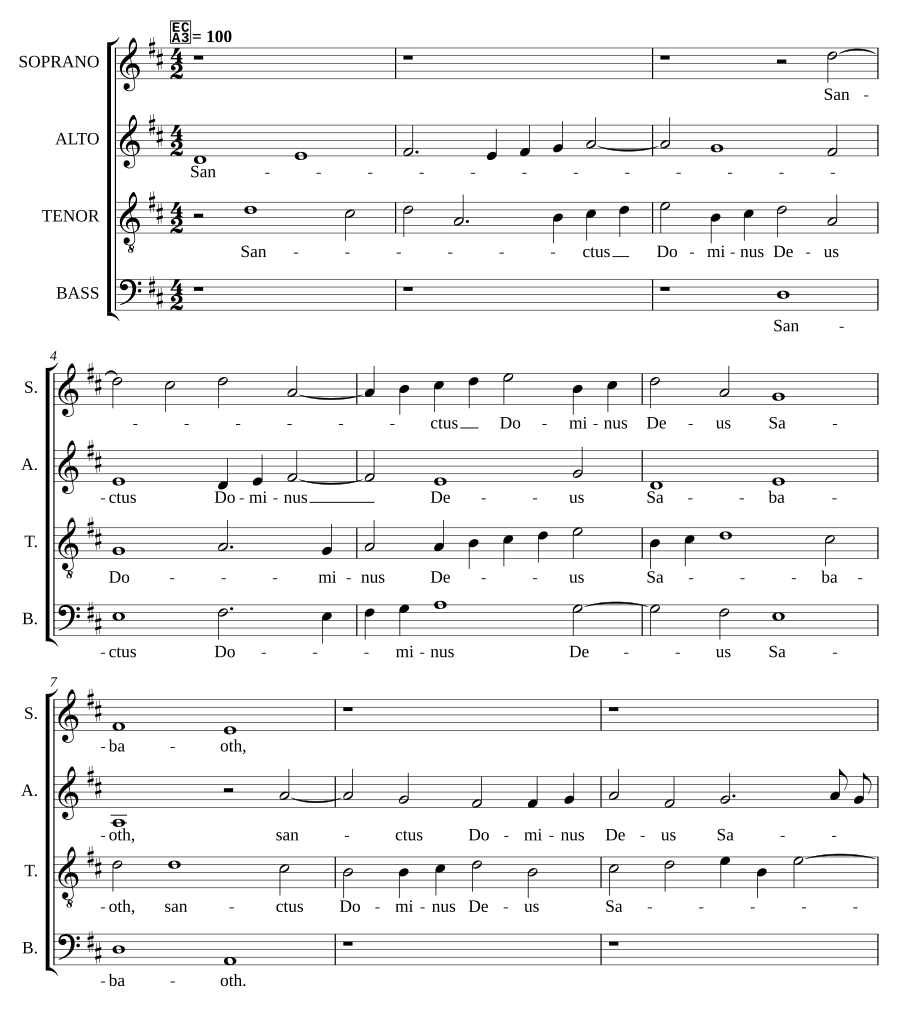 Sanctus Dominus