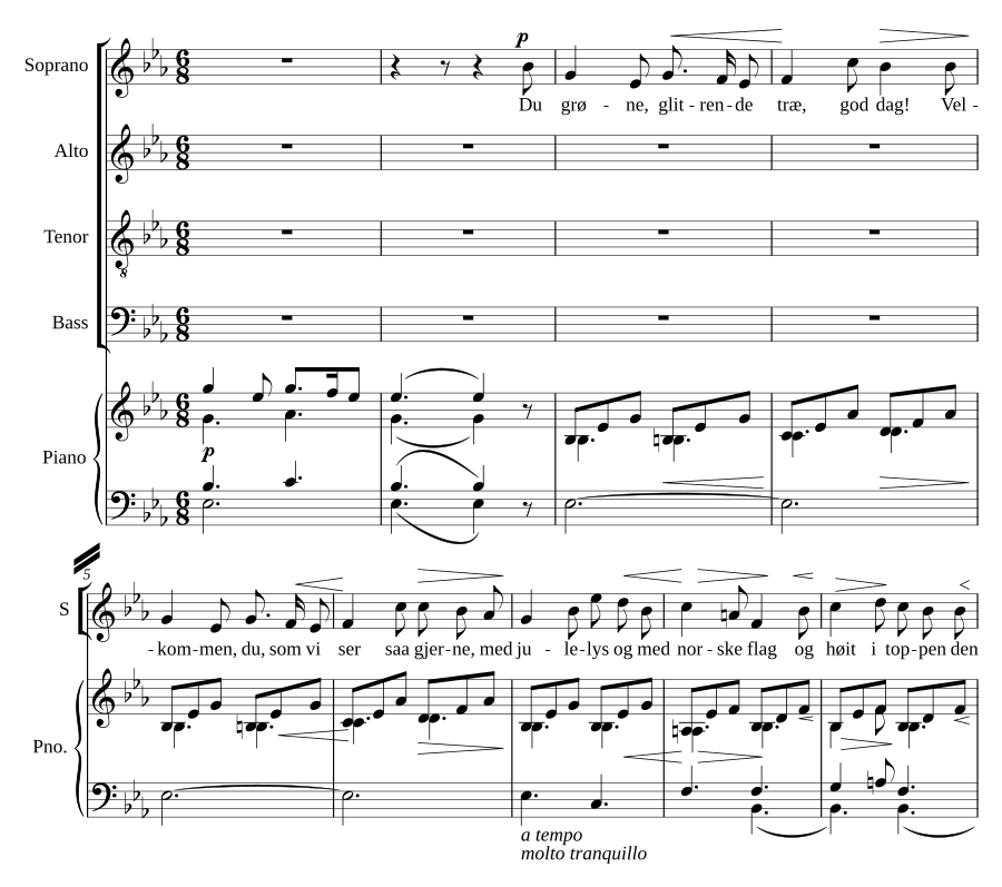 Sang til juletraeet