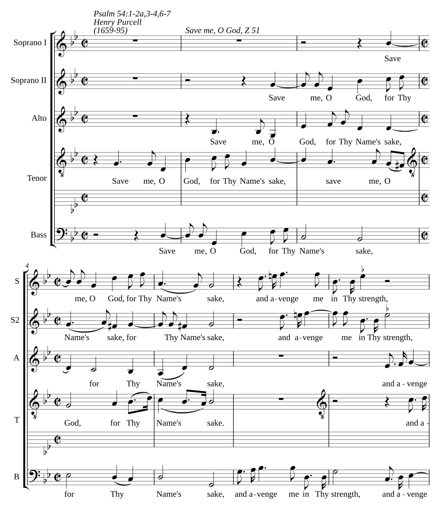 Save me, O God, Z 51