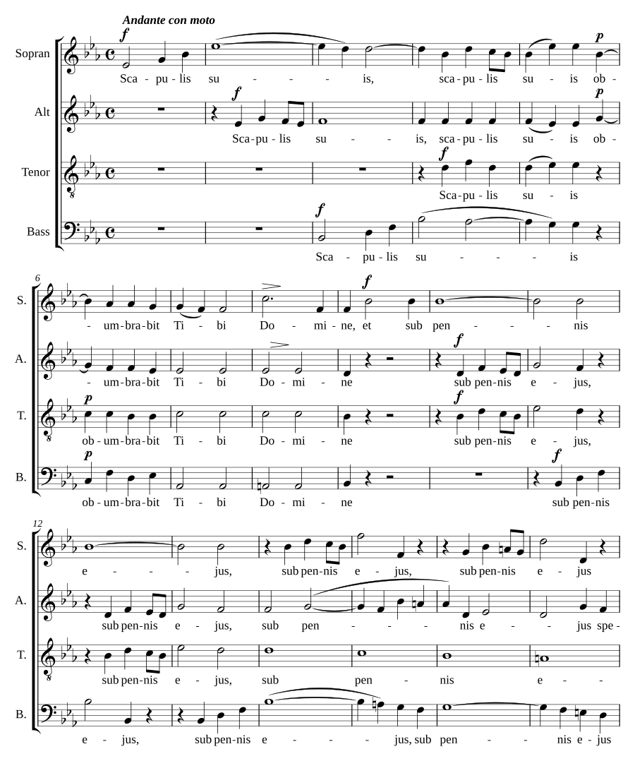 Scapulis suis, Op. 9, No. 7