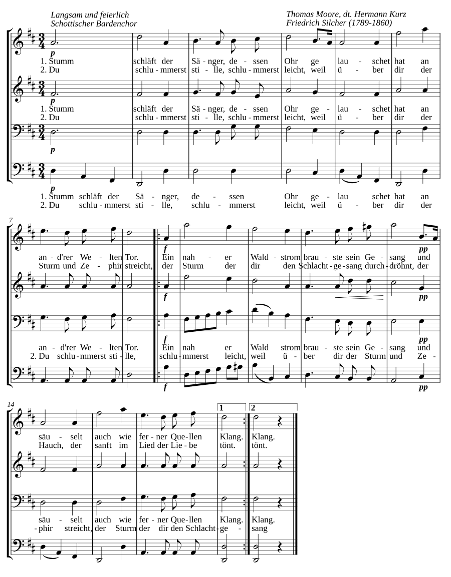 Schottischer Bardenchor