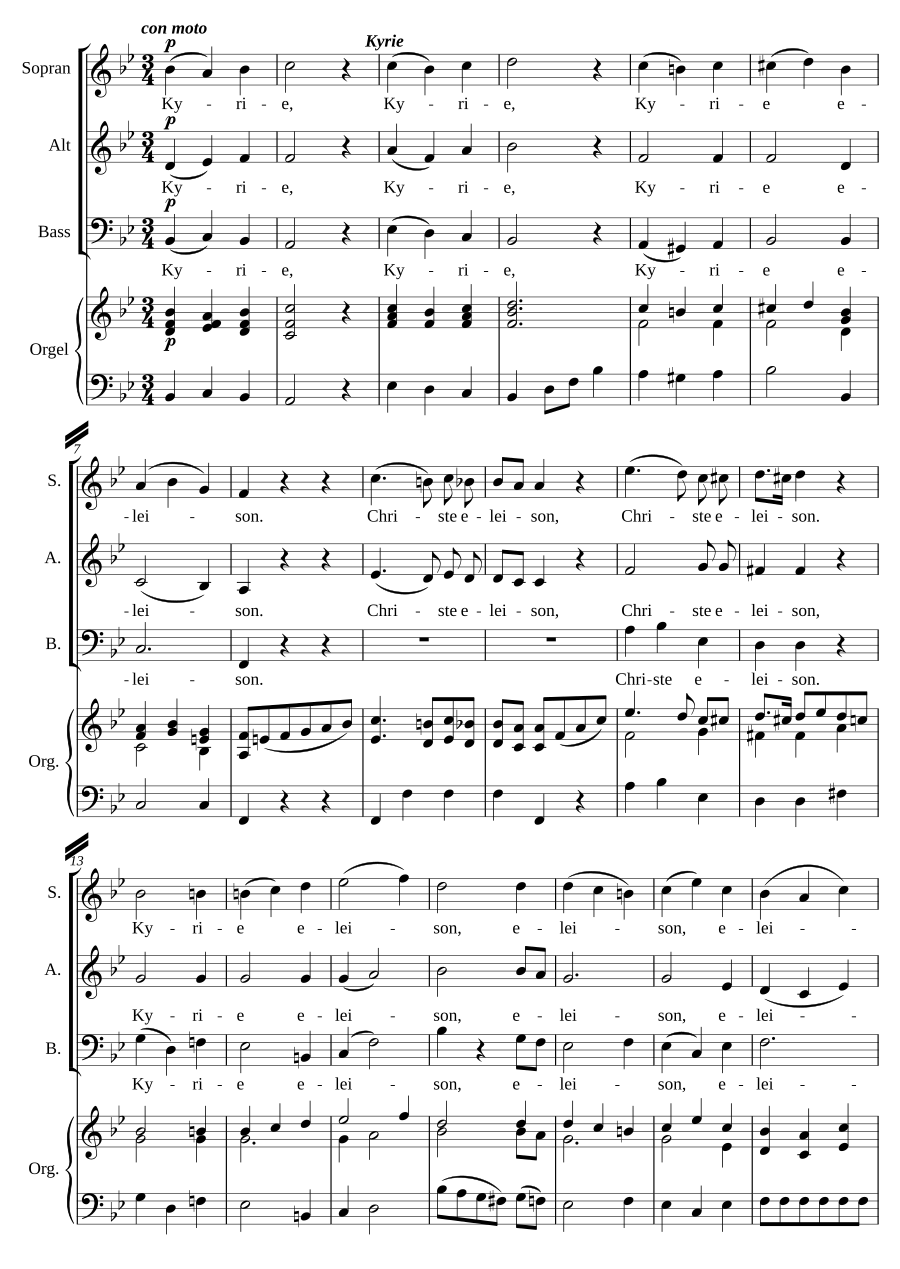 Sehr kurze und leichte Messe in G, Op. 295, No. 6