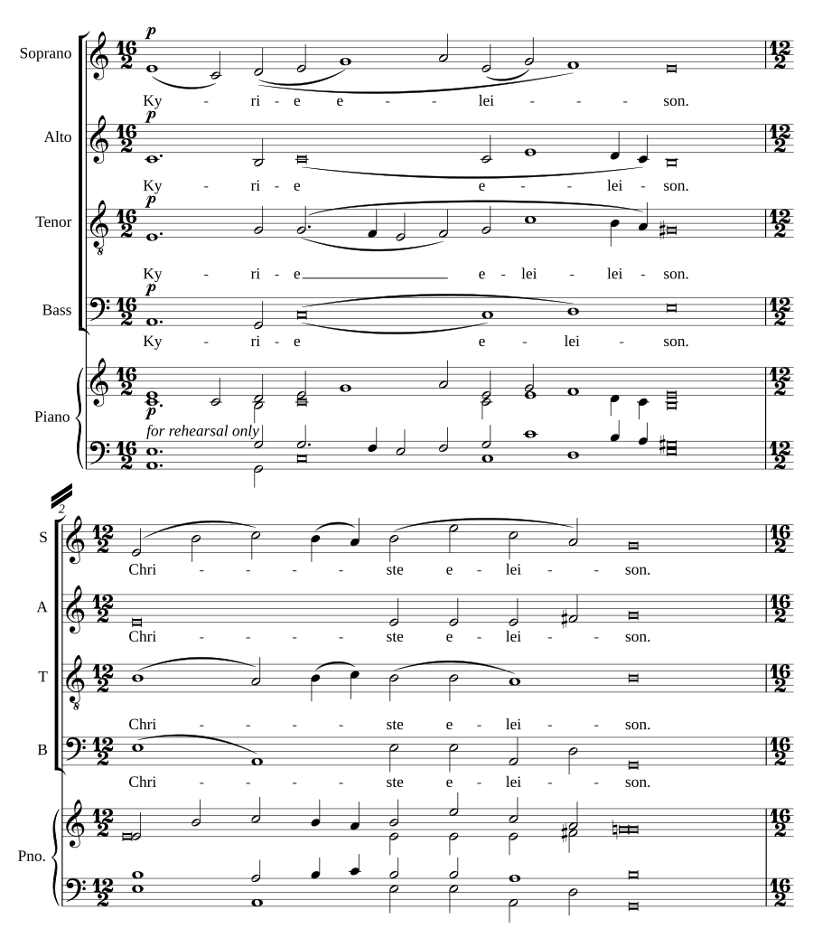 Short Communion Service in the Phrygian Mode