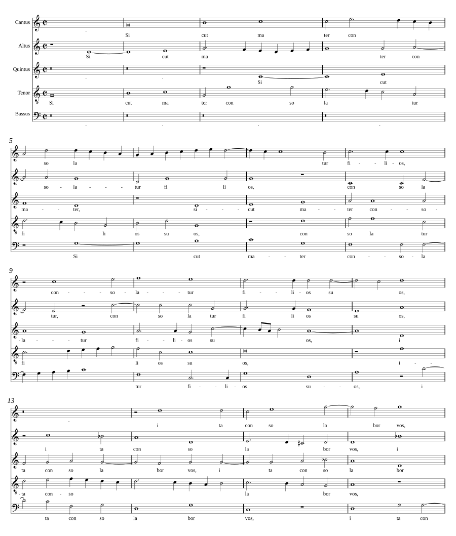 Sicut mater consolatur