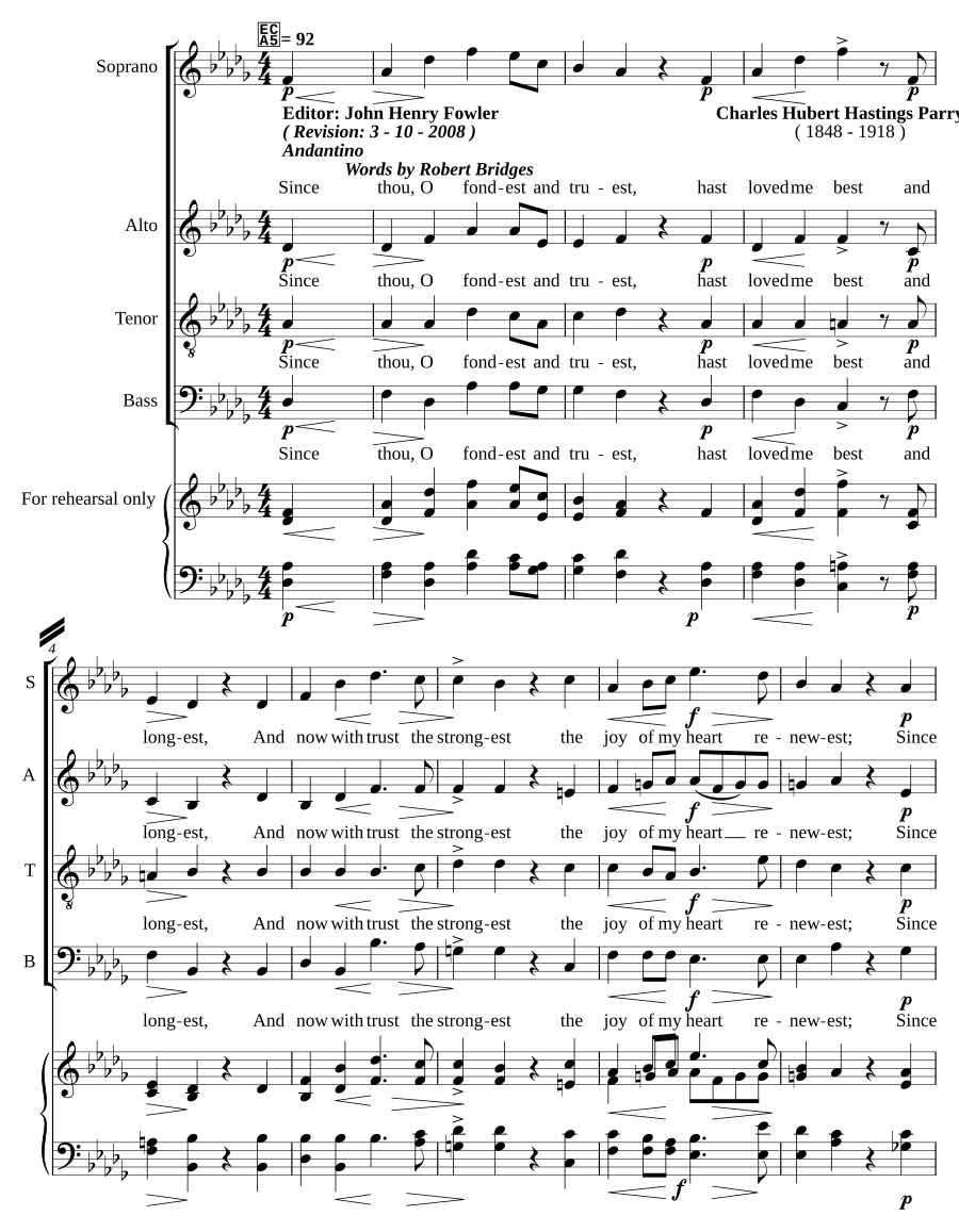 Since thou, O fondest