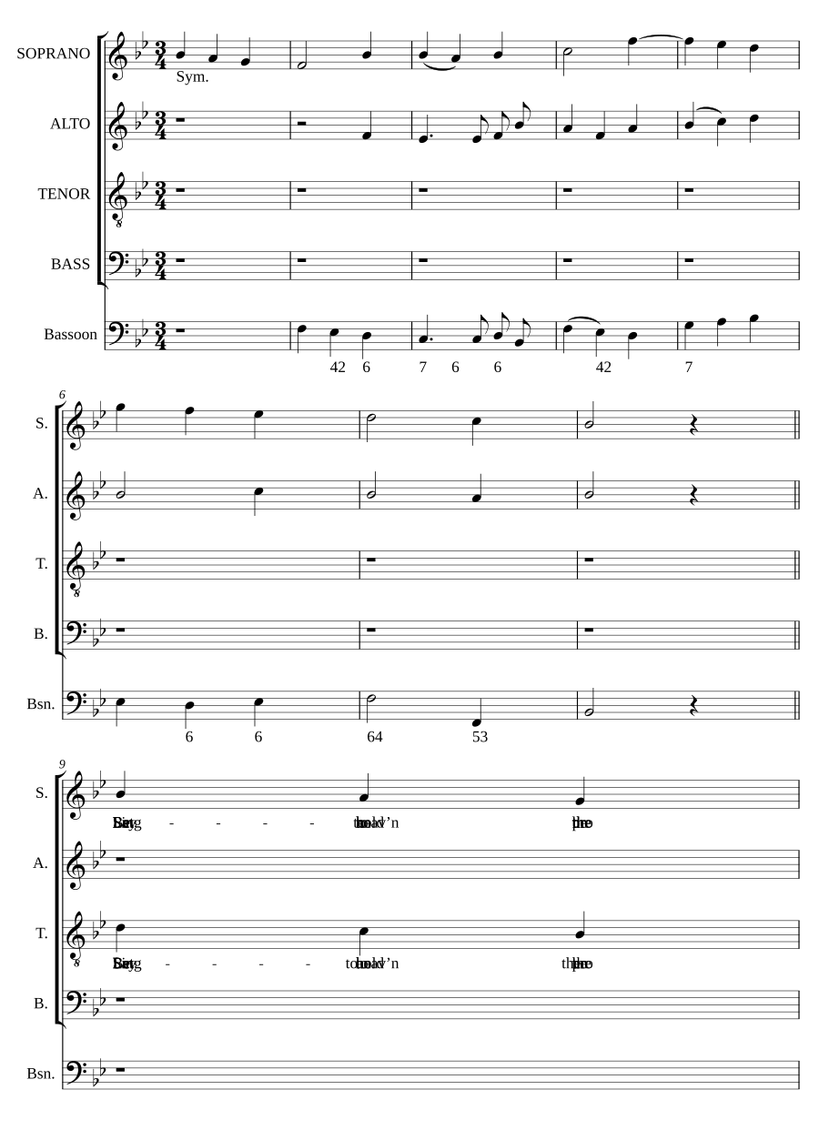 Sing to the Lord, ye distant lands