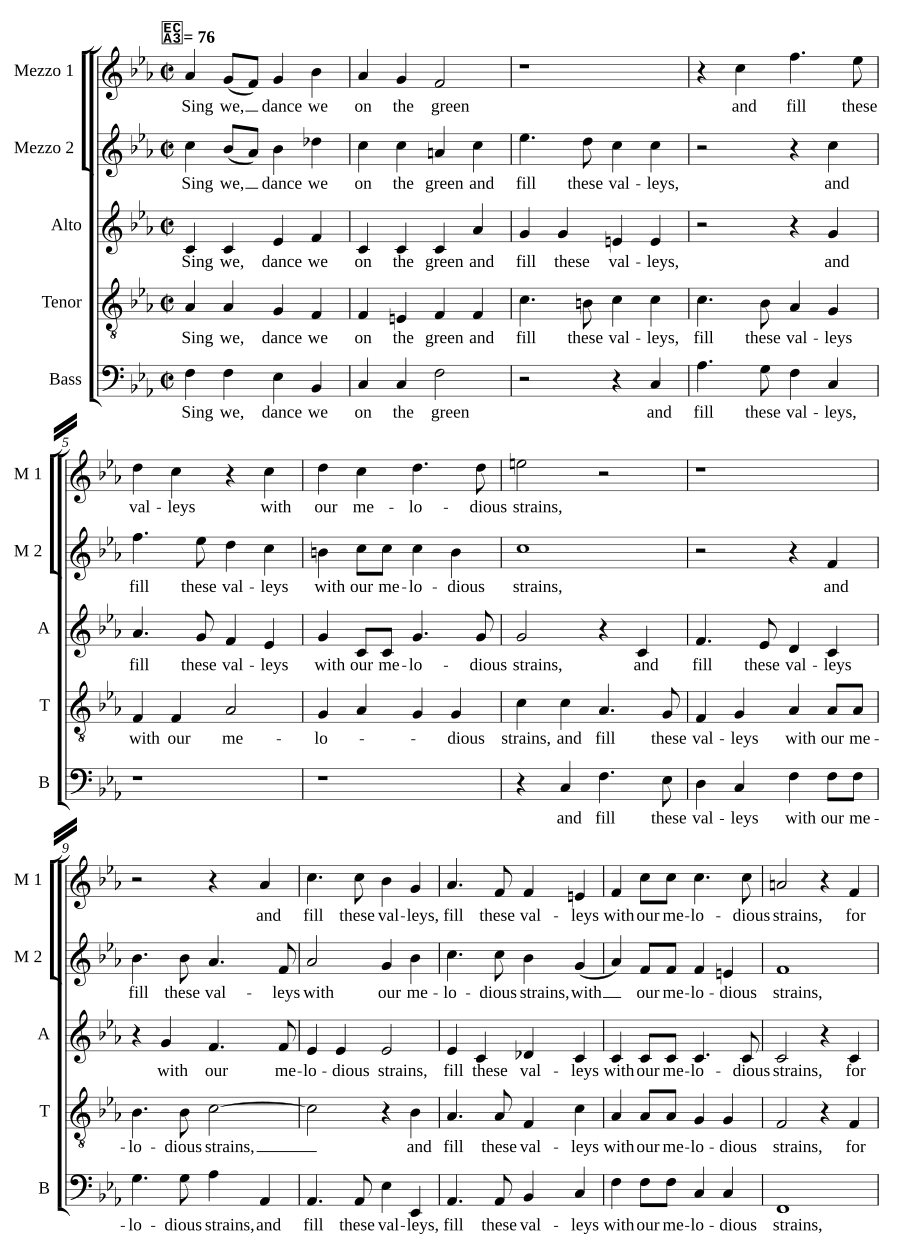 Sing we, dance we