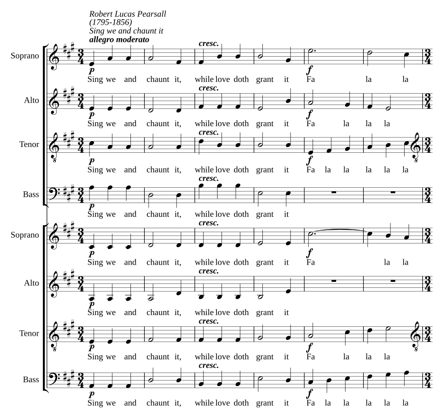 Sing we and chaunt it a 8