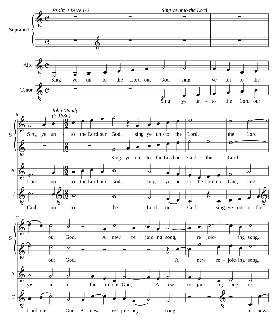 Sing ye unto the Lord our God