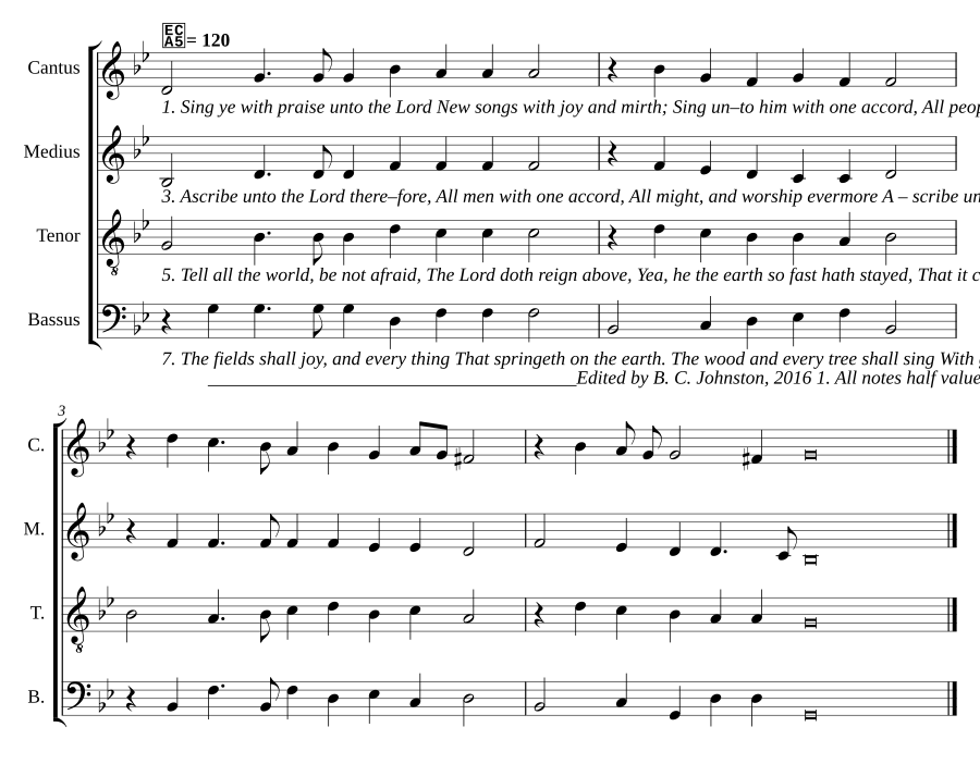 Sing ye with praise unto the Lord