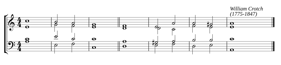 Single chant in A minor