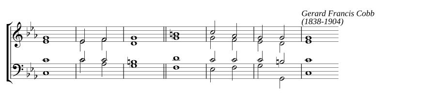 Single chant in C minor