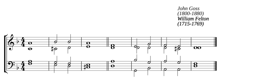 Single chant in D minor
