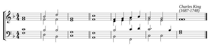 Single chant in F