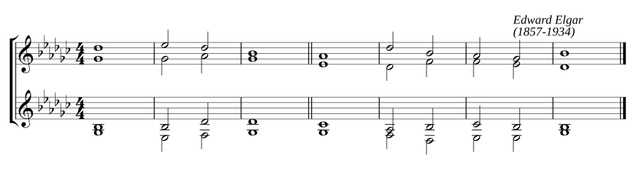 Single chant in G flat major