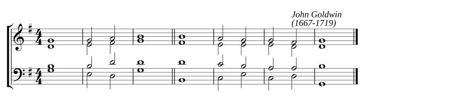 Single chant in G major