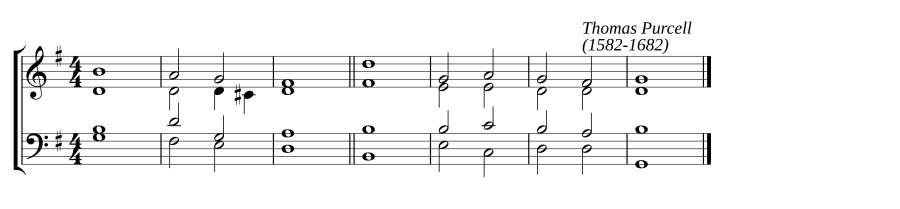 Single chant in G major