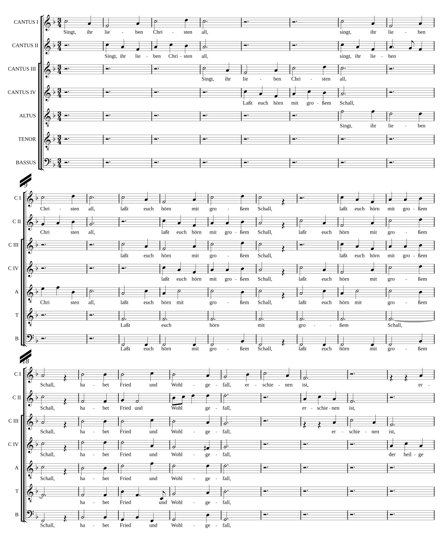 Singt, ihr lieben Christen all