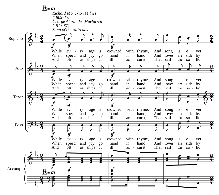 Song of the railroads