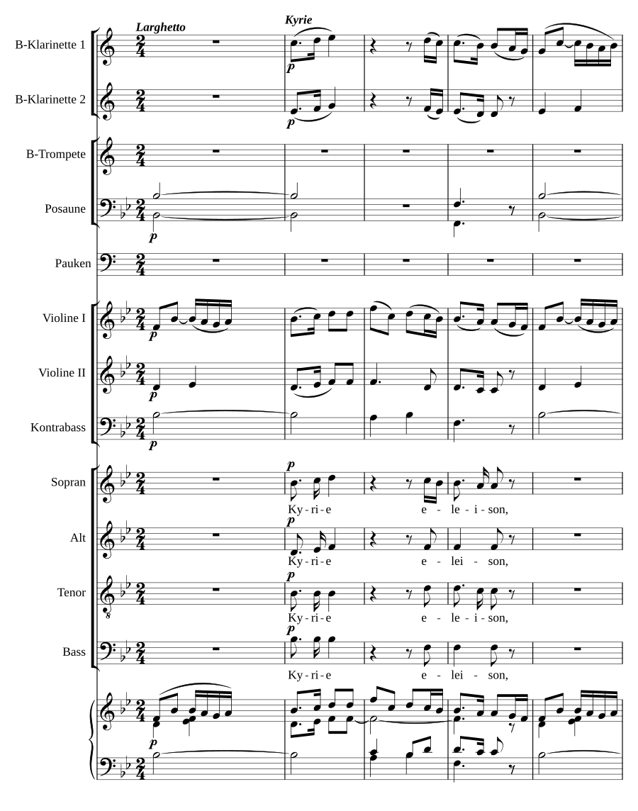 Sonntagsmesse, Op. 11