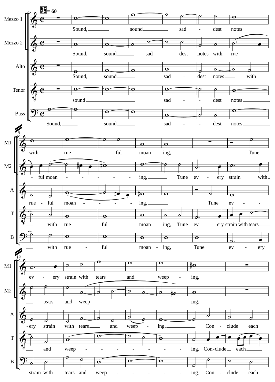 Sound saddest notes