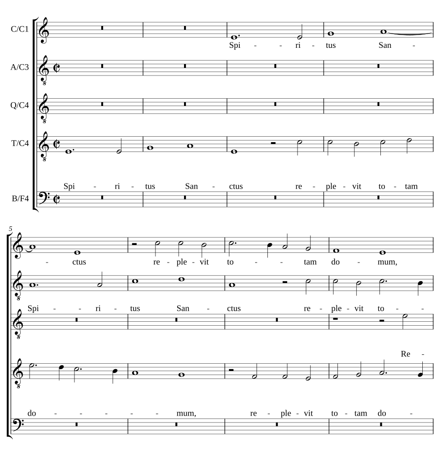 Spiritus Sanctus replevit