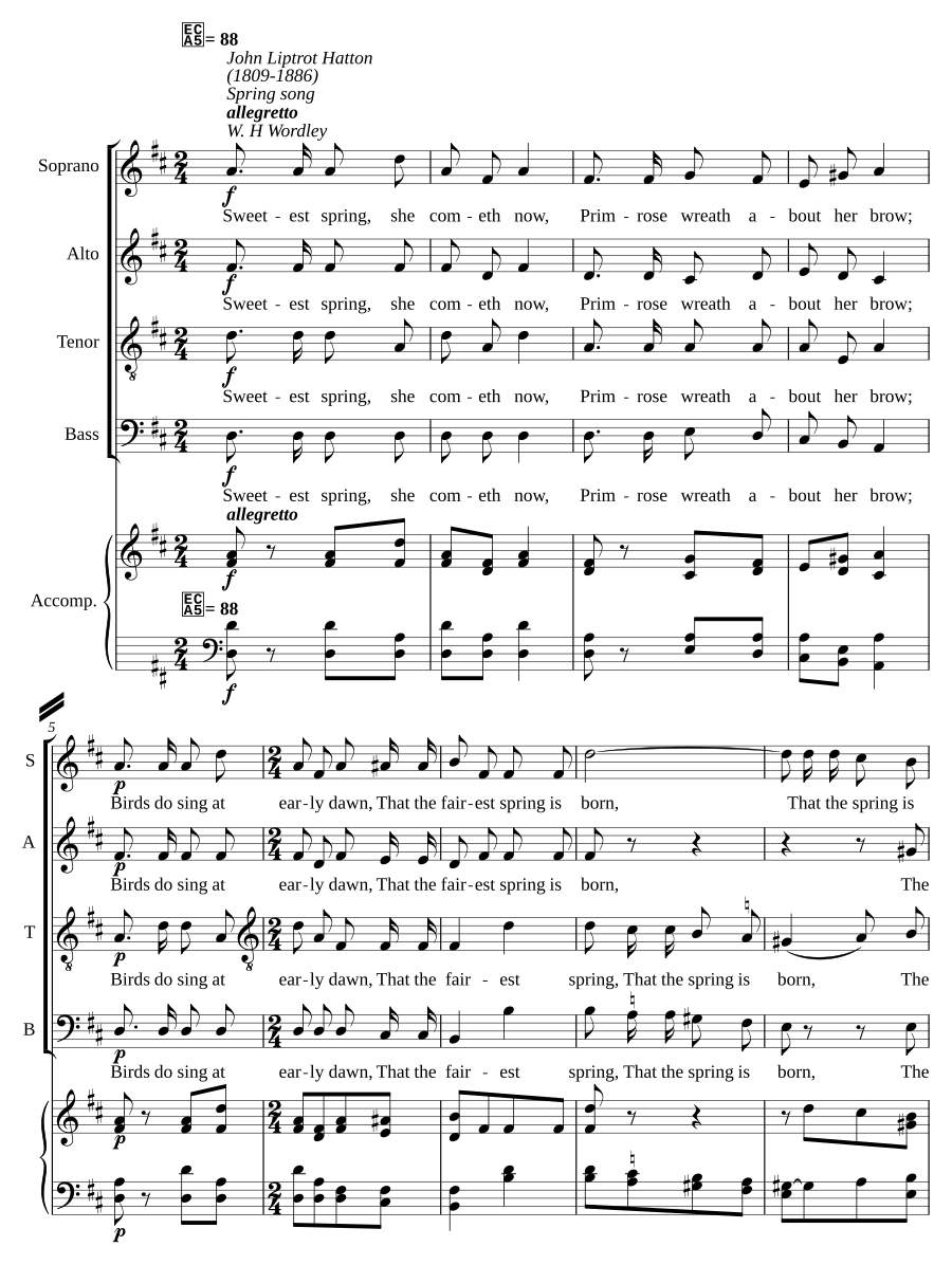 Spring song