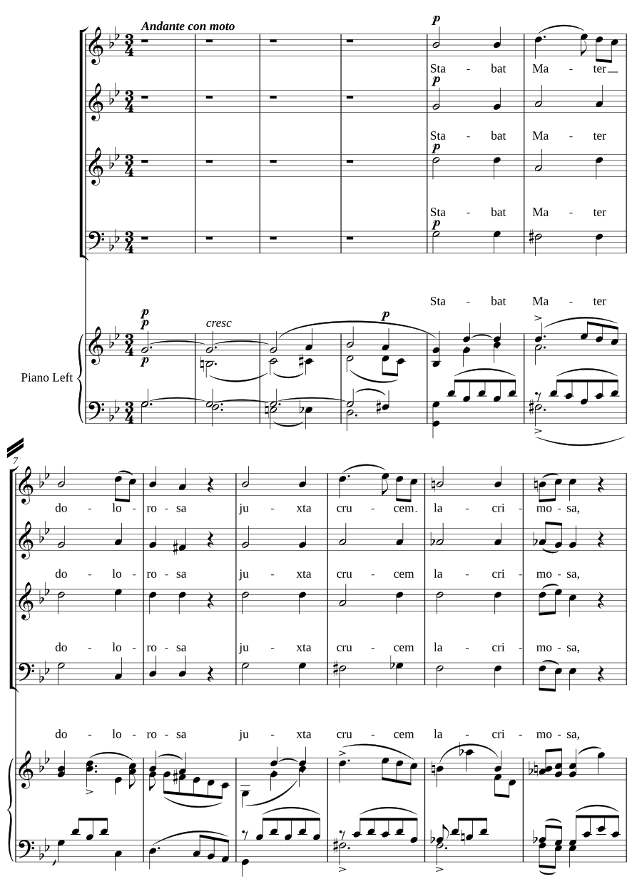 Stabat Mater, D. 175