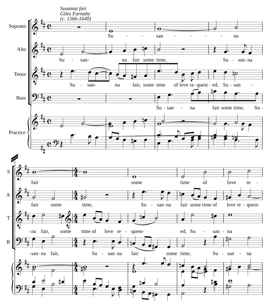 Susanna fair some time of love