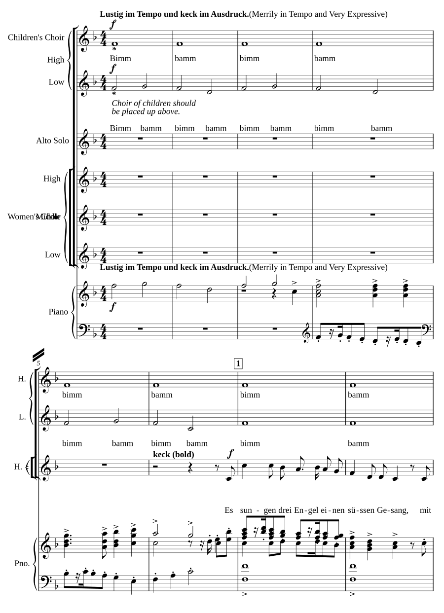 Symphony No. 3 (5th movement) - Es sungen drei Engel