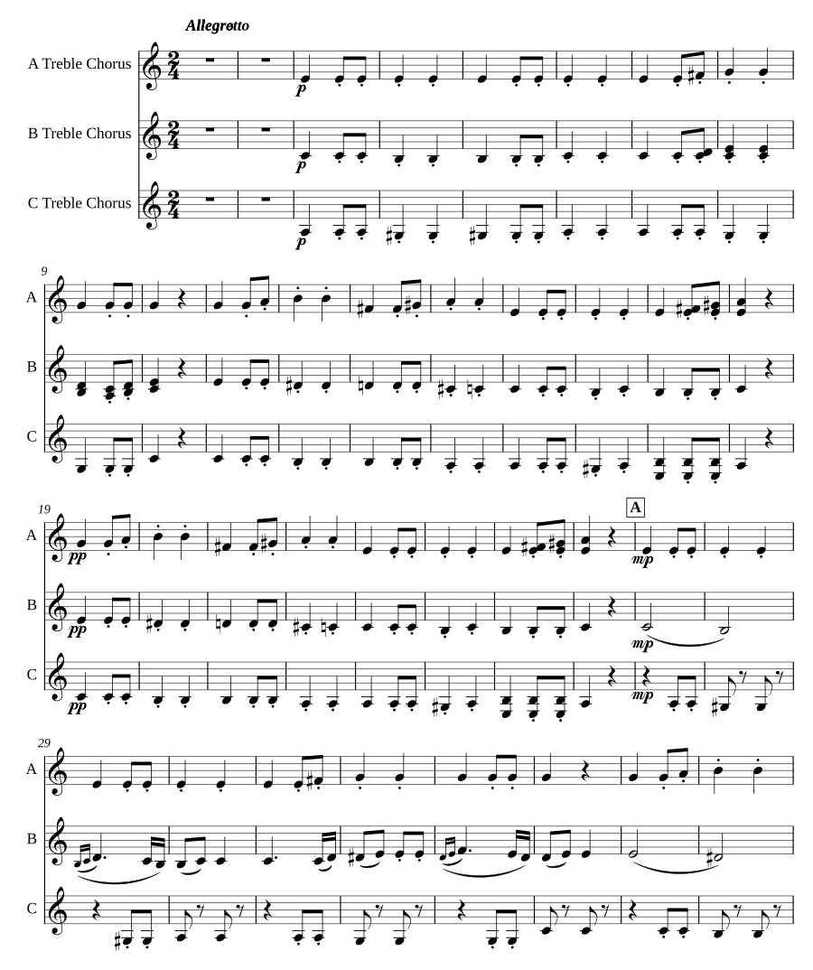 Symphony No. 7, Opus 92, II