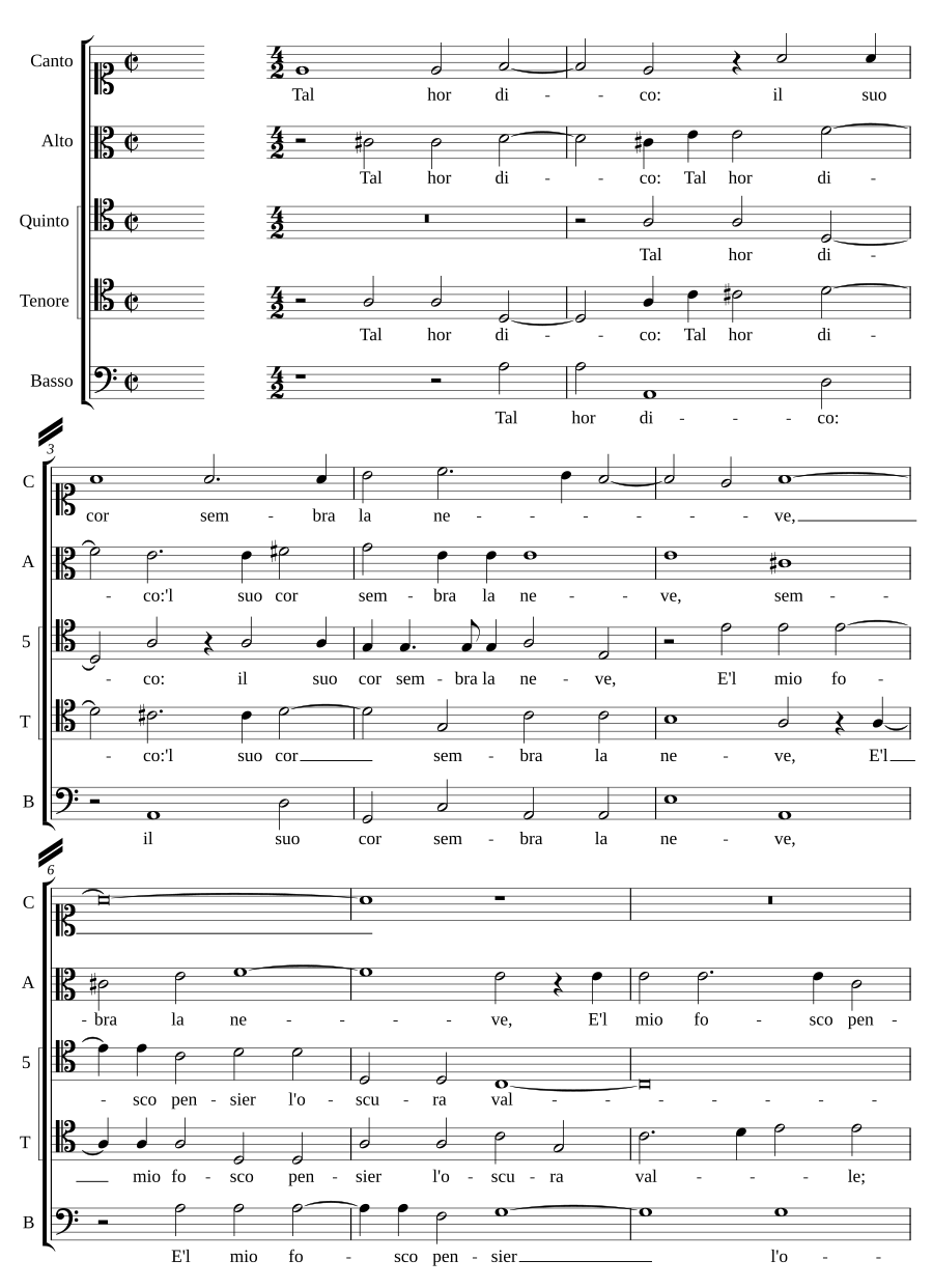 Talhor dico: il suo cor