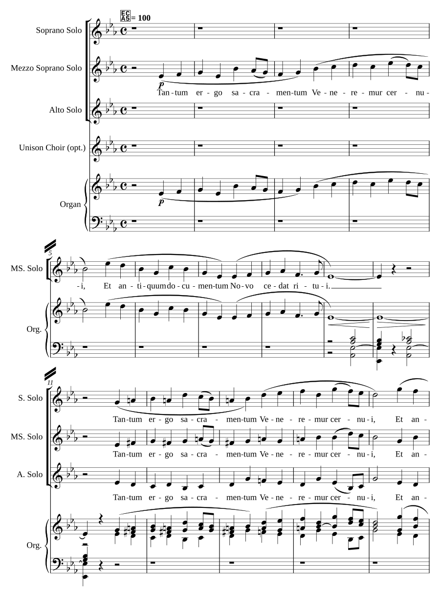 Tantum Ergo - ssa