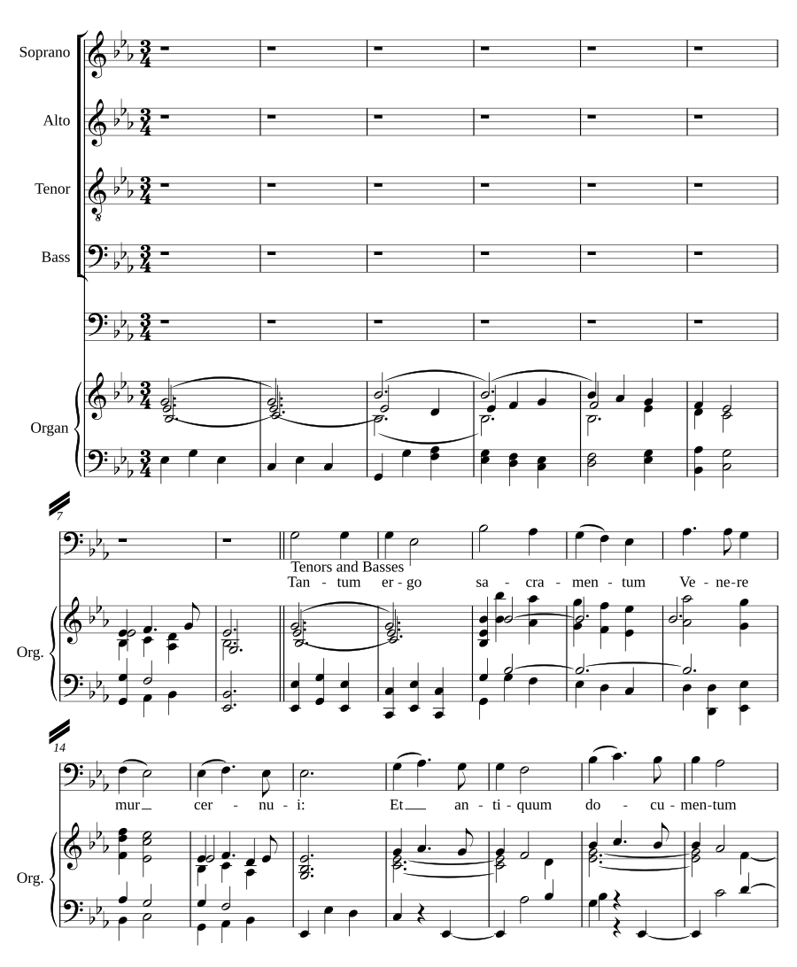 Tantum ergo, Op. 18, No. 1