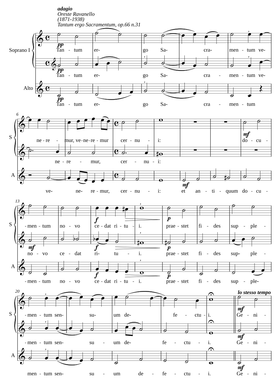 Tantum ergo, op. 66/31