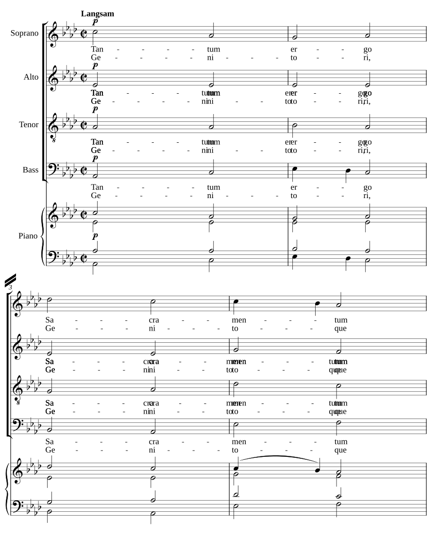 Tantum ergo (A-flat major)