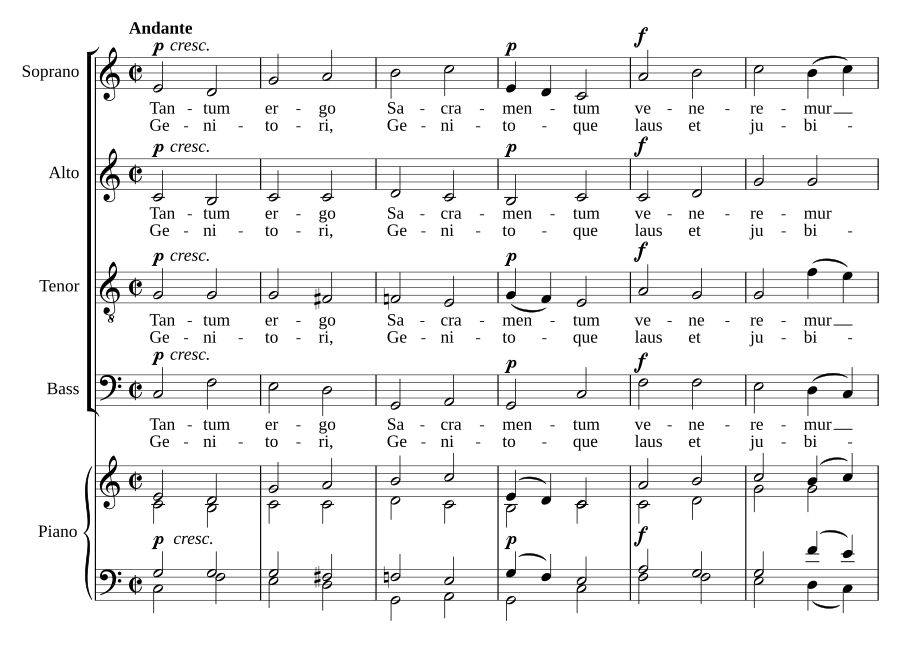 Tantum ergo (C Major)