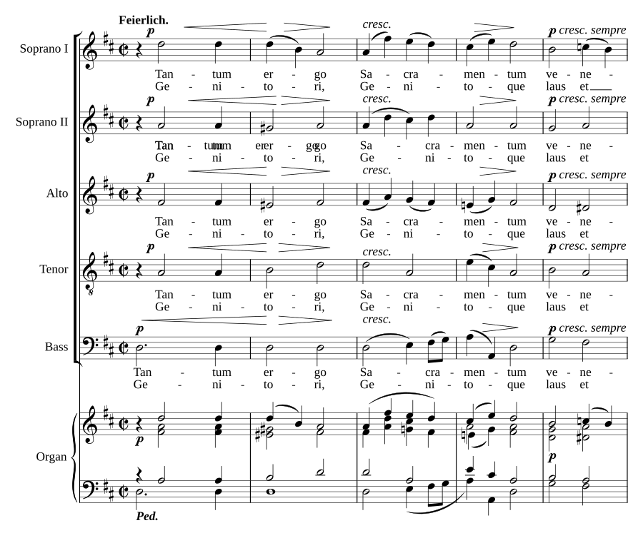 Tantum ergo in D Major