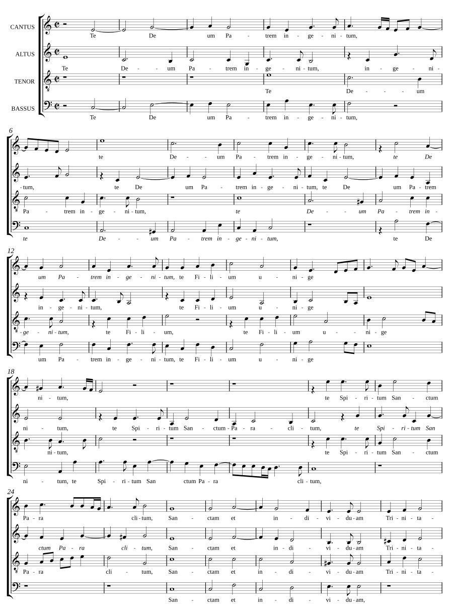 Te Deum Patrem ingenitum
