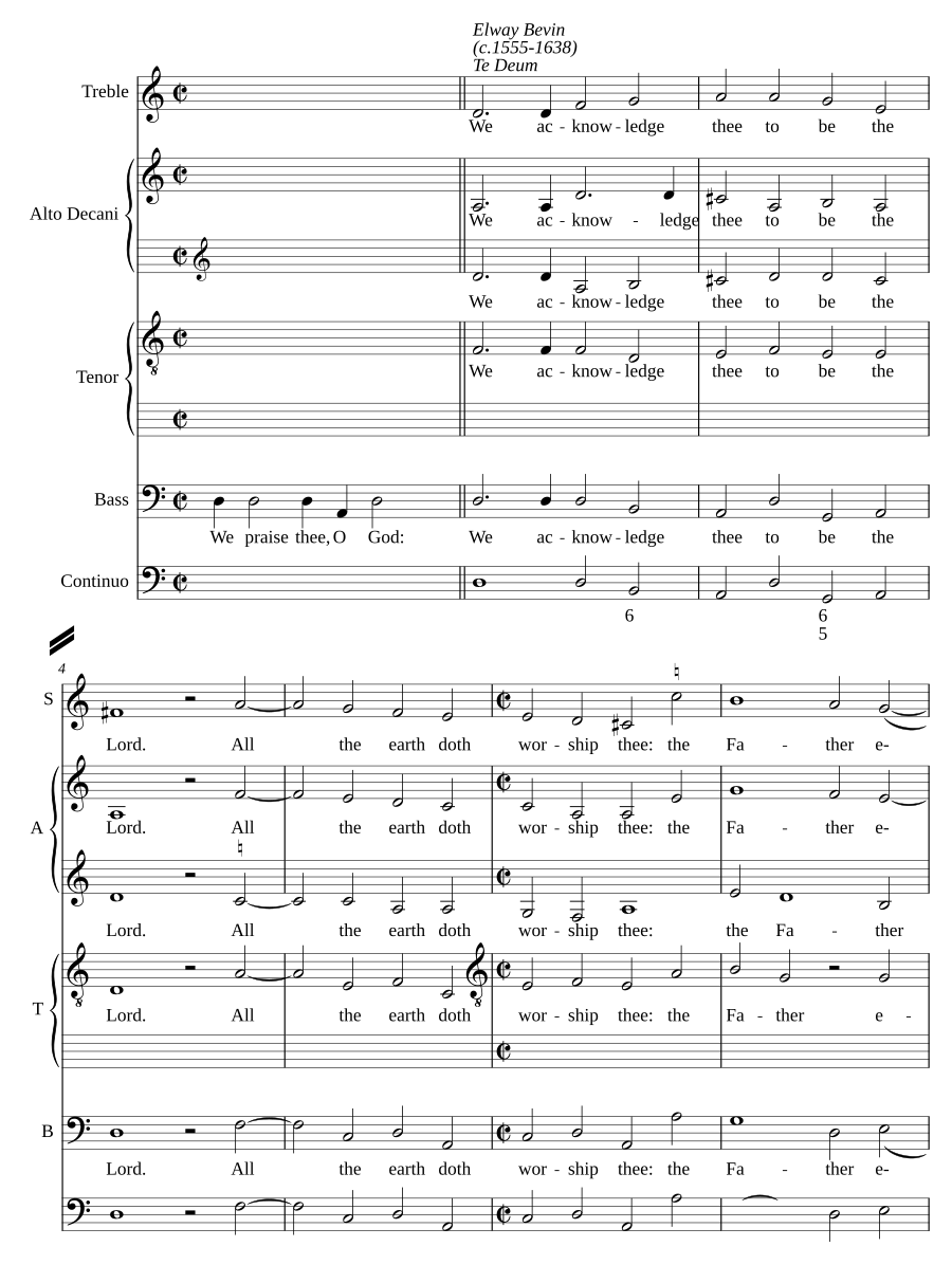 Te Deum in D minor