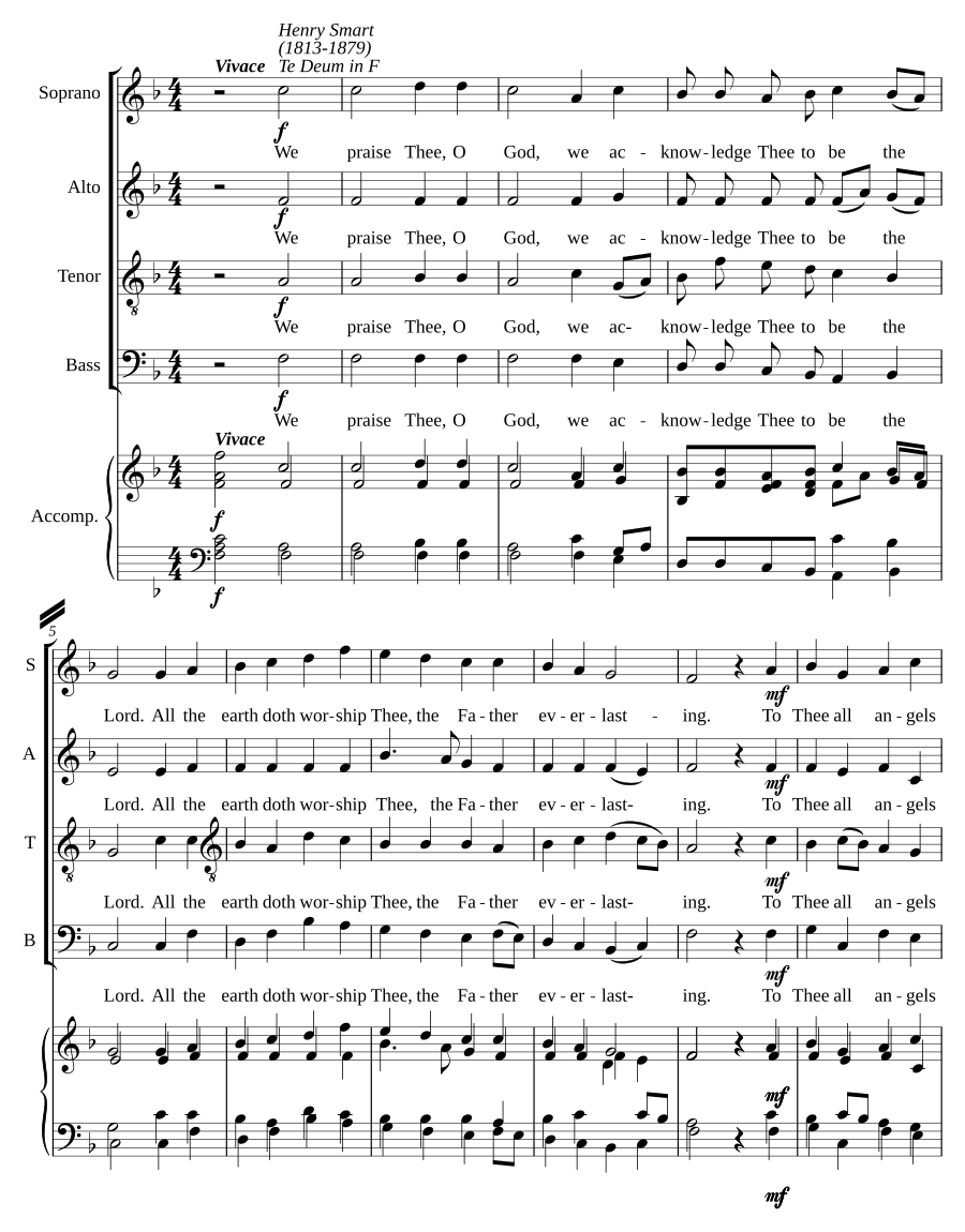 Te Deum in F