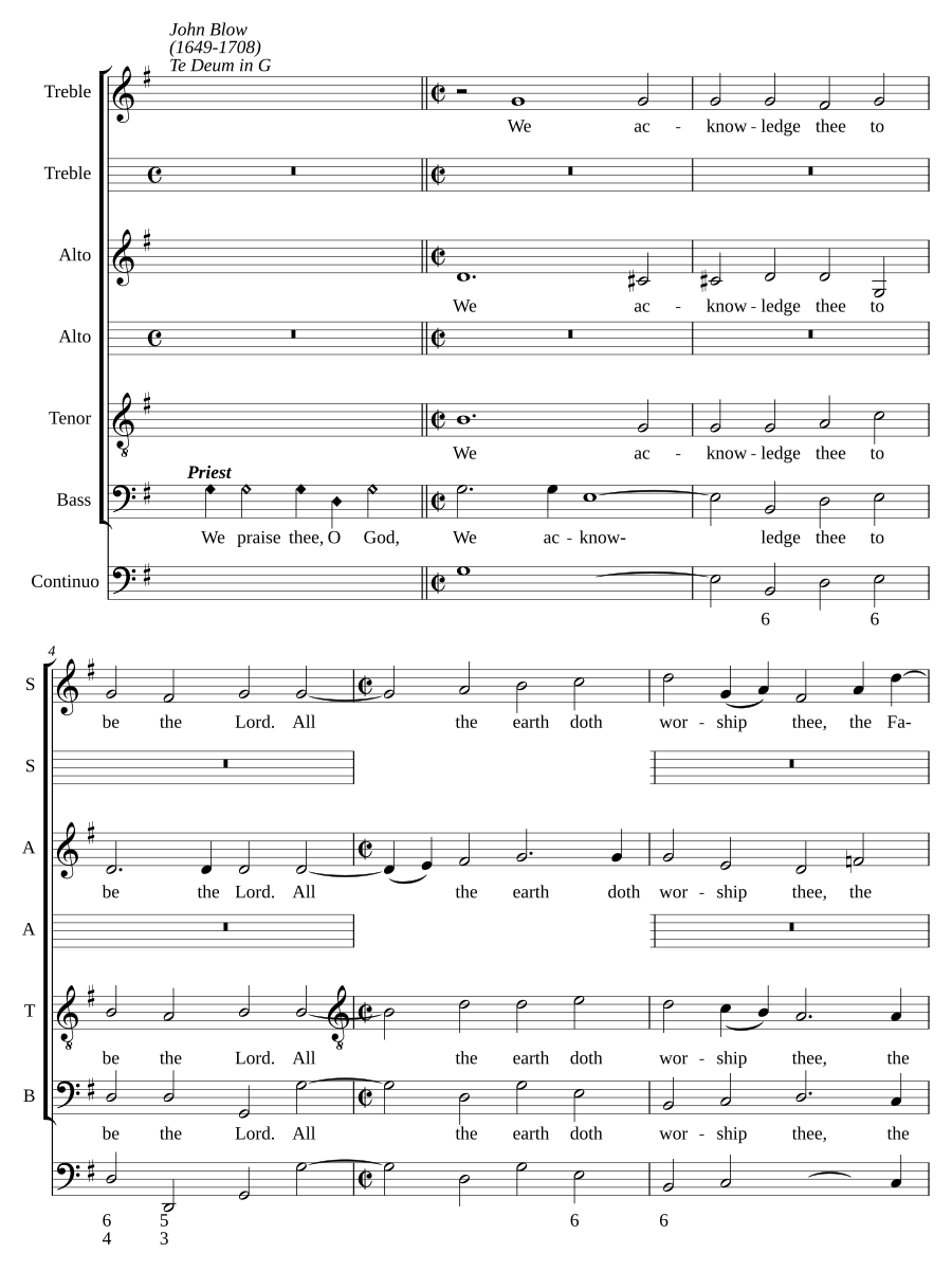 Te Deum in G