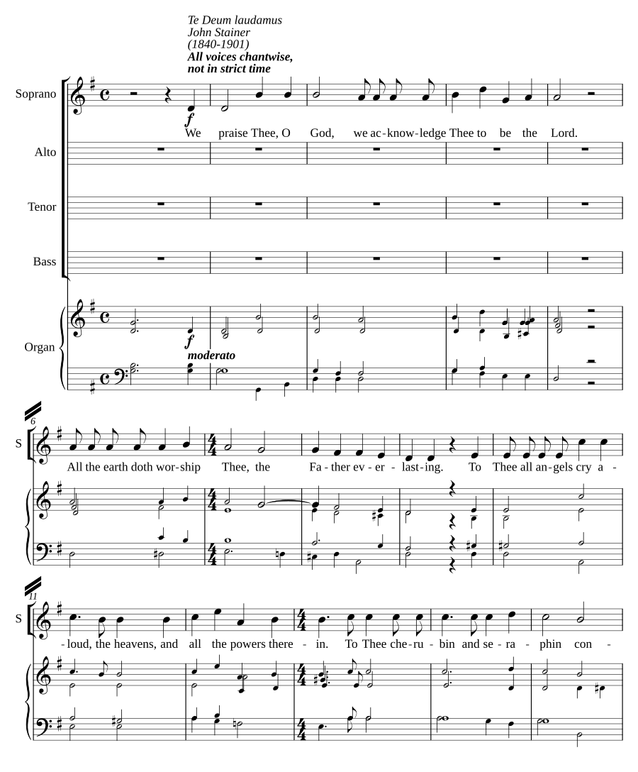 Te Deum in G