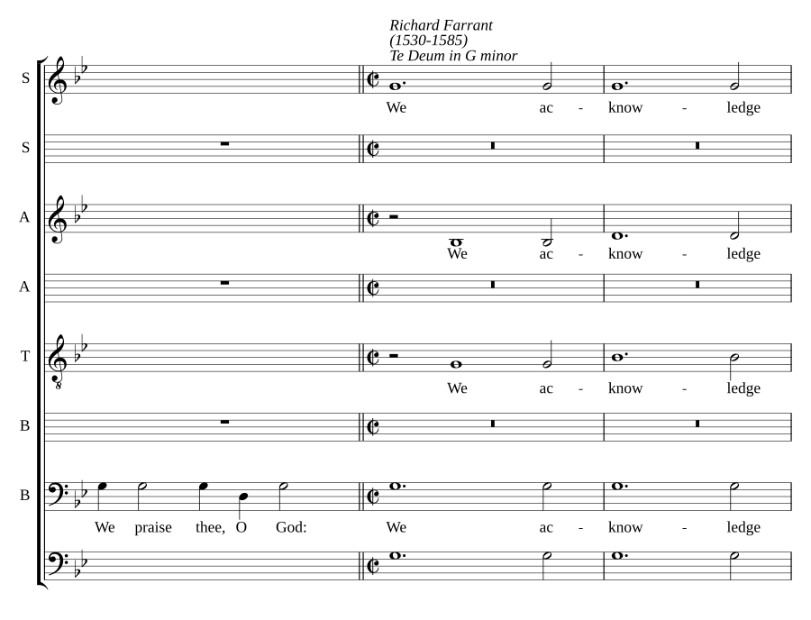 Te Deum in G minor